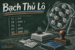 "Bạch thủ" nghĩa là chỉ chọn duy nhất một con số - bạch thủ lô