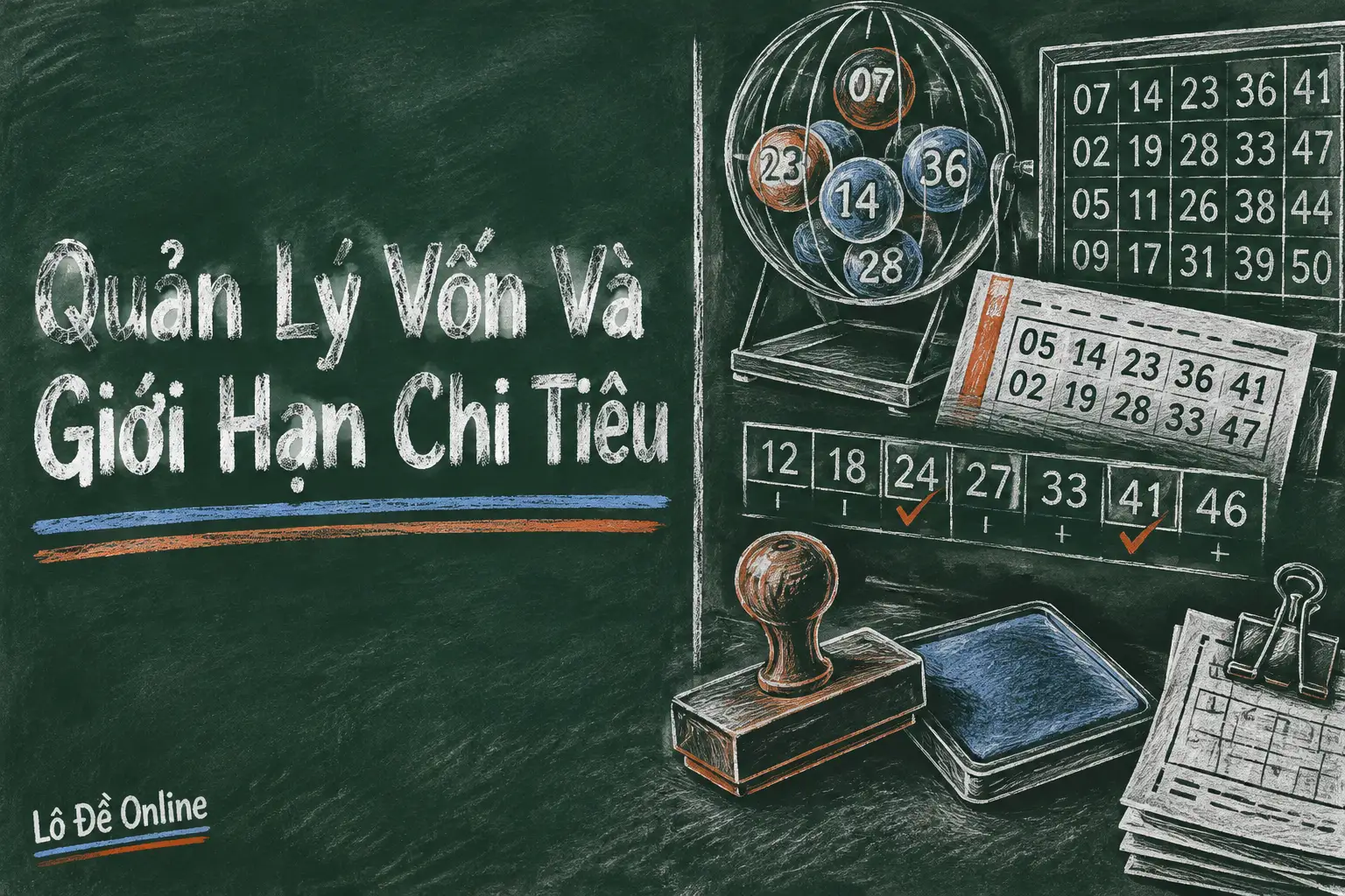 Trước khi bắt đầu đánh lô online, điều quan trọng nhất là bạn cần định trước mức vốn chơi trong ngày hoặc trong tuần và kiên